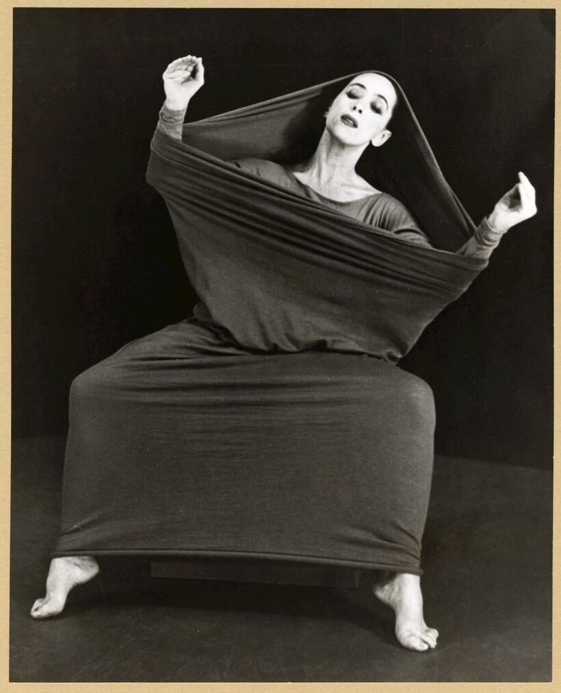 Lamentation (Martha Graham). Foto: Herta Moselsio.